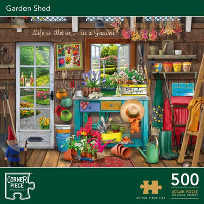 Garden Shed 500 Piece Jigsaw Puzzle image number 1