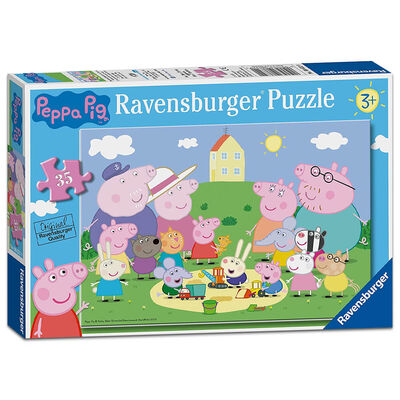 Peppa Pig Fun in the Sun 35 Piece Jigsaw Puzzle image number 1