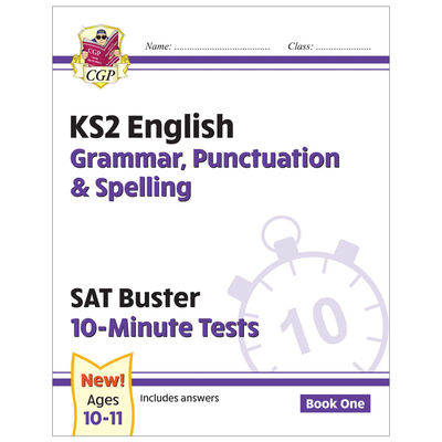 KS2 English SAT Buster 10-Minute Tests: Grammar, Punctuation & Spelling image number 1