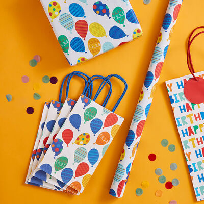 Happy Birthday Party Treat Bags: Pack of 4 image number 2