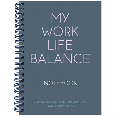 A4 Wiro Work Life Balance Lined Notebook From 0.50 GBP | The Works