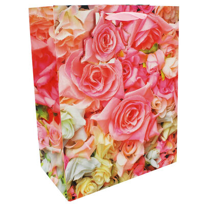 Medium Rose Glitter Gift Bag image number 1