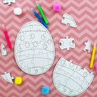 Colour Your Own Easter Jigsaw Puzzles - Assorted image number 4