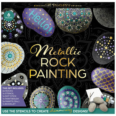 Metallic Rock Painting Kit image number 1