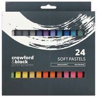 Crawford & Black Soft Pastels Set: Pack of 24