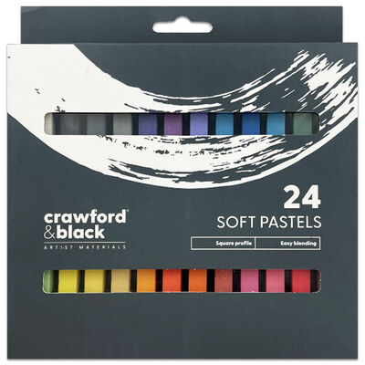 Crawford & Black Soft Pastels Set: Pack of 24 image number 1