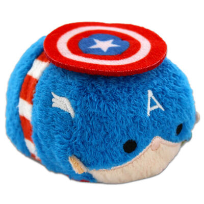 Marvel Tsum Tsum Plush Toy: Captain America image number 1