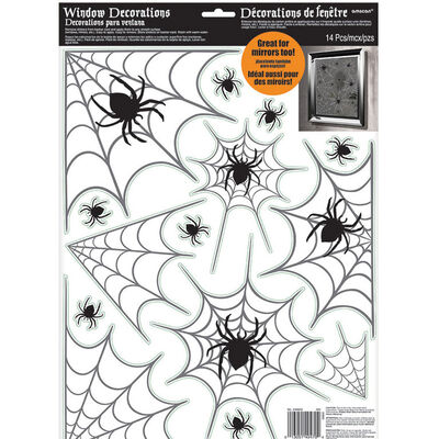 Spider Web Window Decorations image number 1