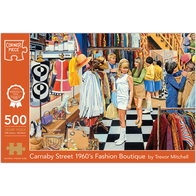Carnaby Street by Trevor Mitchell 500 Piece Jigsaw Puzzle image number 1