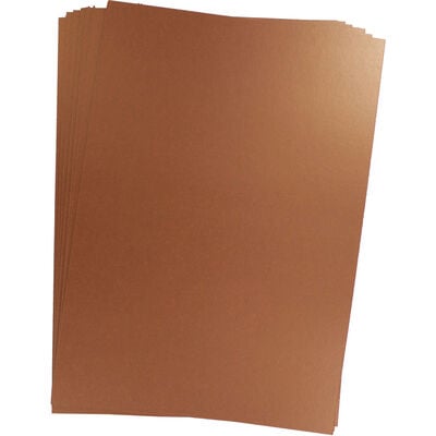 Centura Metallic A4 Rose Gold Card - 10 Sheet Pack image number 2