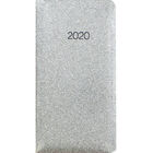 Silver Glitter 2020 Slim Week to View Pocket Diary image number 1