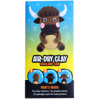Air Drying Clay: Highland Cow Kit
