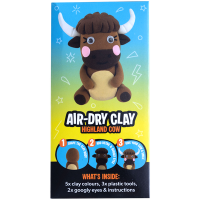 Air Drying Clay: Highland Cow Kit image number 2