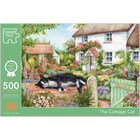 The Cottage Cat 500 Piece Jigsaw Puzzle image number 1