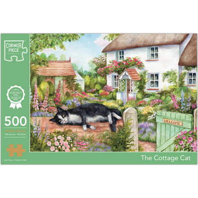 The Cottage Cat 500 Piece Jigsaw Puzzle image number 1