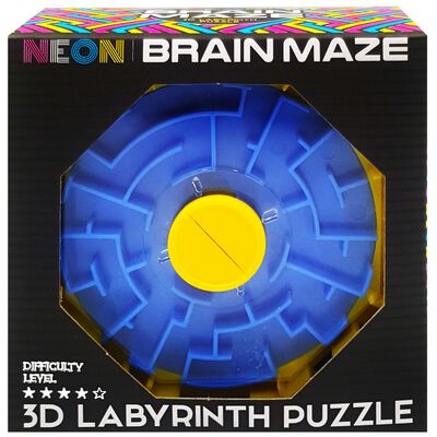 Neon Brain Maze 3D Labyrinth Puzzle image number 2