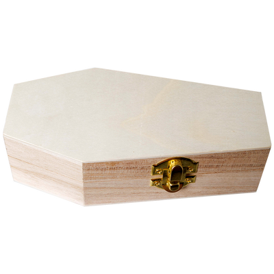 Wooden Coffin Box image number 1