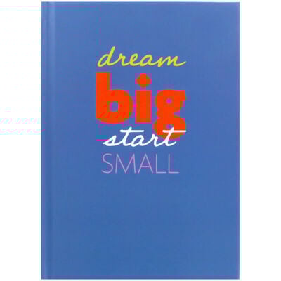 A5 Dream Big Start Small Casebound Notebook image number 1