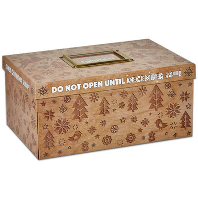 Festive Wooden Christmas Eve Box image number 1