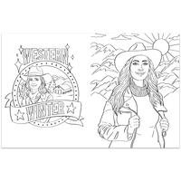 Yee-Haw! A Cowgirl Colouring Book