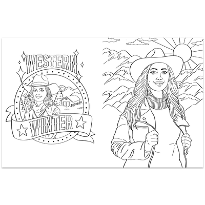 Yee-Haw! A Cowgirl Colouring Book image number 2