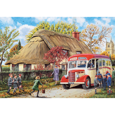 Autumn Term by Trevor Mitchell 1000 Piece Jigsaw Puzzle image number 2