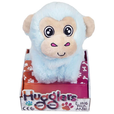 Hugglers Snap Band Monkey Plush Toy image number 1