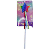 PlayWorks PlayVille Rainbow Sequin Star Wand