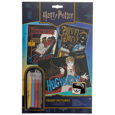 Harry Potter Velvet Art Set image number 1