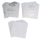 Charity Silver Christmas Cards: Pack of 10 image number 2