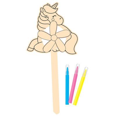 Colour Your Own Unicorn Windmill image number 2