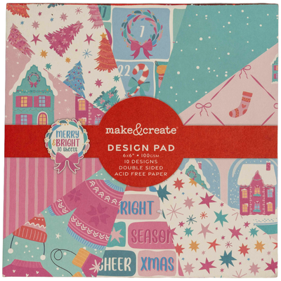 Merry & Bright Design Pad: 6 x 6 Inches image number 1
