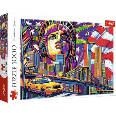 Colours of New York 1000 Piece Jigsaw Puzzle image number 1
