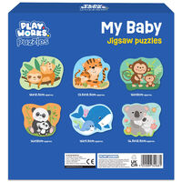 PlayWorks My Baby 6 in 1 Animal Jigsaw Puzzles