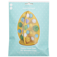 Make Your Own 3D Wooden Egg Kit