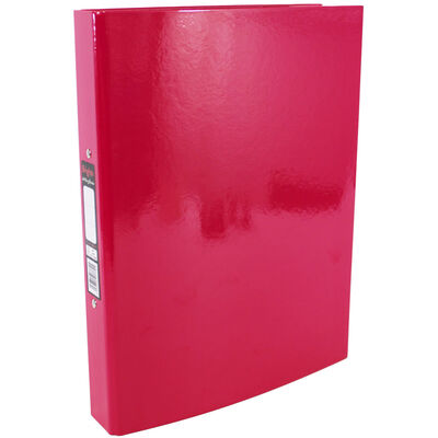 Bright Pink A4 Ring Binder File image number 1