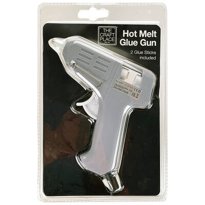 Grey Mini Hot Melt Glue Gun image number 1