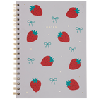 B5 Wiro Strawberry Bows Notebook image number 1