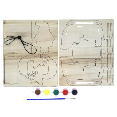 Paint Your Own Wooden Sleigh image number 3