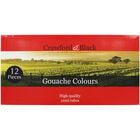 Crawford & Black Gouache Paints: Pack of 12 image number 1