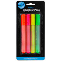 Highlighter Pens: Pack of 4