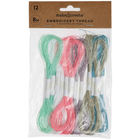 Metallic Assorted Embroidery Thread: Pack of 12 image number 2