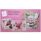 Vintage Floral Decoupage Booklet - 12 Sheets image number 1