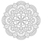 Large Print Magical Mandalas Colouring Book image number 2