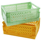Green and Yellow Foldable Storage Crates: Pack of 2 image number 1
