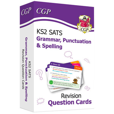 KS2 English SATS: Grammar, Punctuation & Spelling Revision Question Cards image number 1