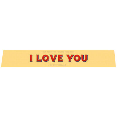 Toblerone Milk Chocolate 100g &ndash; I Love You image number 1