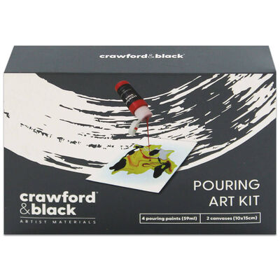 Crawford & Black Paint Pouring Art Kit image number 1