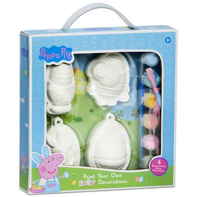 Peppa Pig Easter Paint & Colour Your Own Decorations Bundle image number 2
