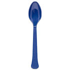 Reusable Blueberry Plastic Spoons: Pack of 24 image number 1